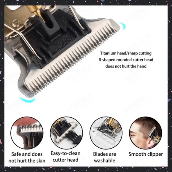 VINTAGE T9-Cordless Rechargeable Hair Trimmer Machine - Picture 4 of 4